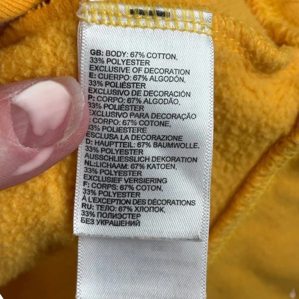 The North Face Half Dome Yellow Pullover Hoodie – Sz XL (Excellent Condition)